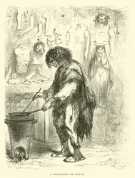 Ein Bildhauer aus Cuzco